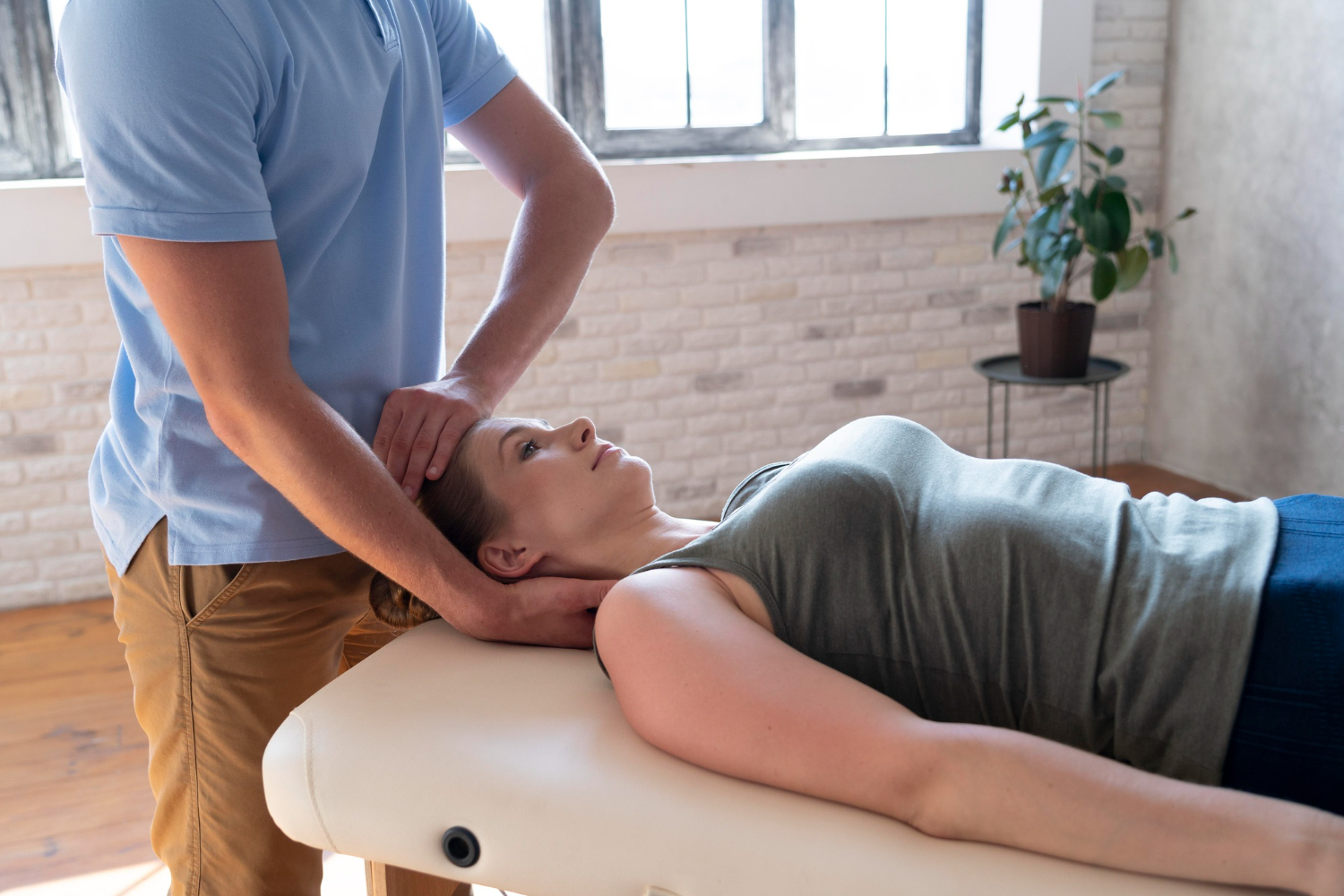 Certified clinical hypnotherapist guiding a client through a relaxed session